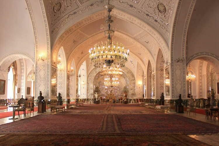 Interiør af Golestan Palace