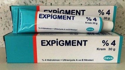 Hvad gør Expigment cream? Hvordan bruger man Expigment creme? Eksperimentcreme pris