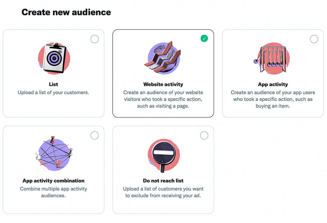 how-to-building-en-target-audience-using-twitter-pixel-set-up-create-new-custom-audiences-select-audiences-from-tools-menu-in-ads-manager-example-22