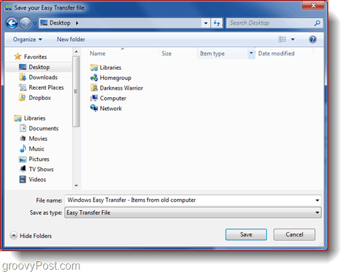 Windows 7 Easy Transfer Tool - Hurtig guide