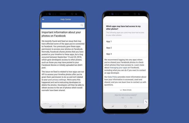 Facebook Bug afslører brugerbilleder