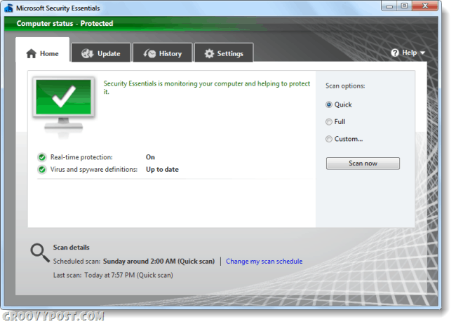 Microsoft Security Essentials Det eneste Windows Antivirus, du har brug for