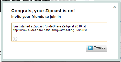 zipcast social udsendelse