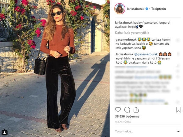 Larissa Gacemers fortolkning af 'Kadayıf pants' blev en begivenhed