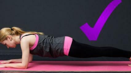 Hvad gør plankebevægelsen? Hvordan træner jeg træning derhjemme? abs i 5 minutter
