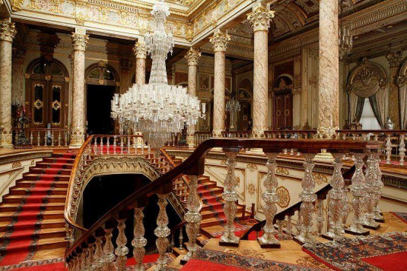 Scener fra Dolmabahce-paladset