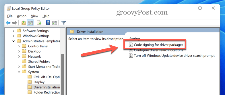 Windows 11-kodesignering til driverpakker