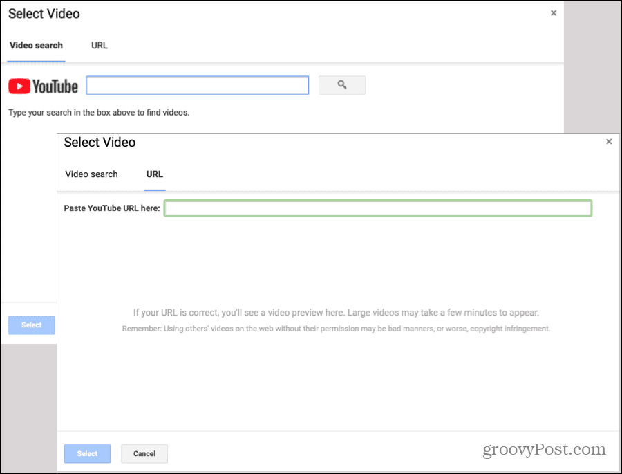 Videofeedback på Google Forms