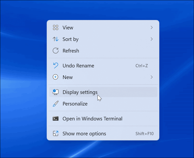 Windows 11 Skærmindstillinger