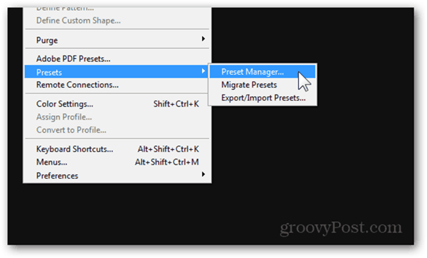 Photoshop Adobe Forudindstillede skabeloner Download Opret Opret Forenklet Let Enkelt Hurtig adgang Ny Tutorial Guide Manager Rediger forudindstillinger Bygget det