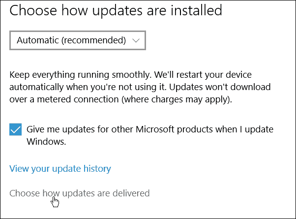 Stop Windows 10 i at dele dine Windows-opdateringer til andre pc'er