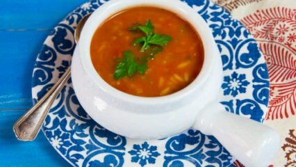 Lækker tomatris suppe opskrift