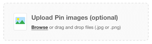 pinterest upload pin-billeder