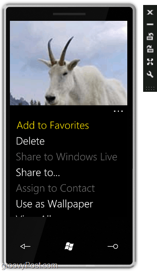 Windows Phone 7-skærmen reagerer som en berøringsskærm