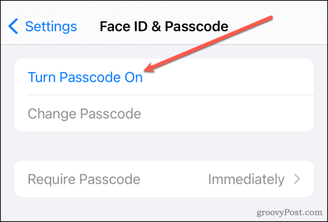 iOS 17 Slå adgangskode til