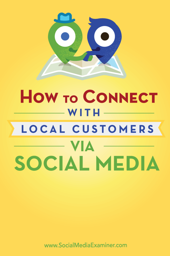 oprette forbindelse til lokale kunder på de bedste sociale medienetværk