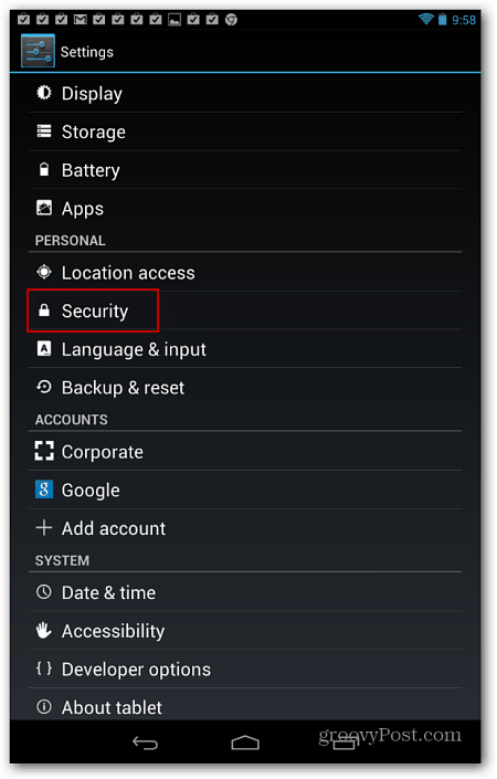 Sådan installeres Amazon Appstore på Google Nexus 7