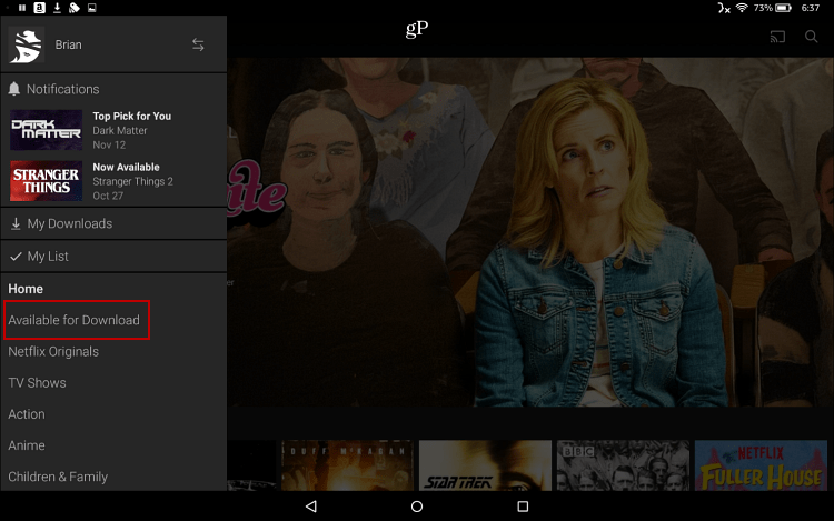 Download Netflix til Fire HD 10