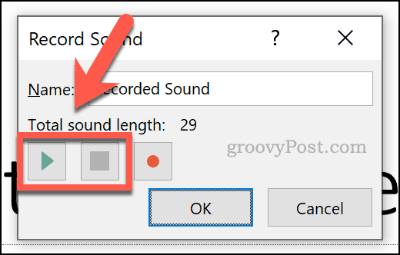 Afspilning eller stop af lyd i PowerPoint