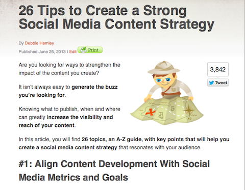 strategi for socialt medieindhold