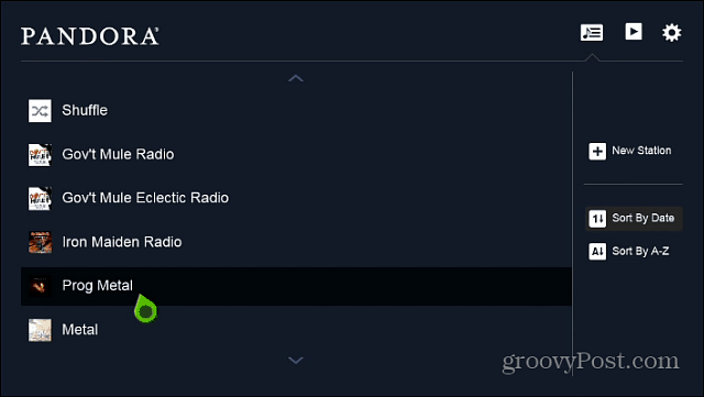 Pandora på Xbox