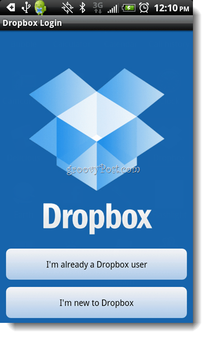 Android Dropbox Installer Dropbox login