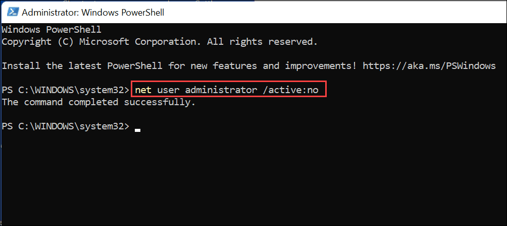 aktiver administratorkonto på Windows 11