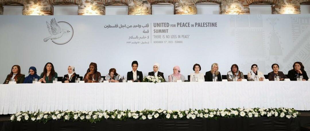 Et hjerte for Palæstina-topmødets pressekonference