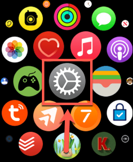 apple watch indstillinger app