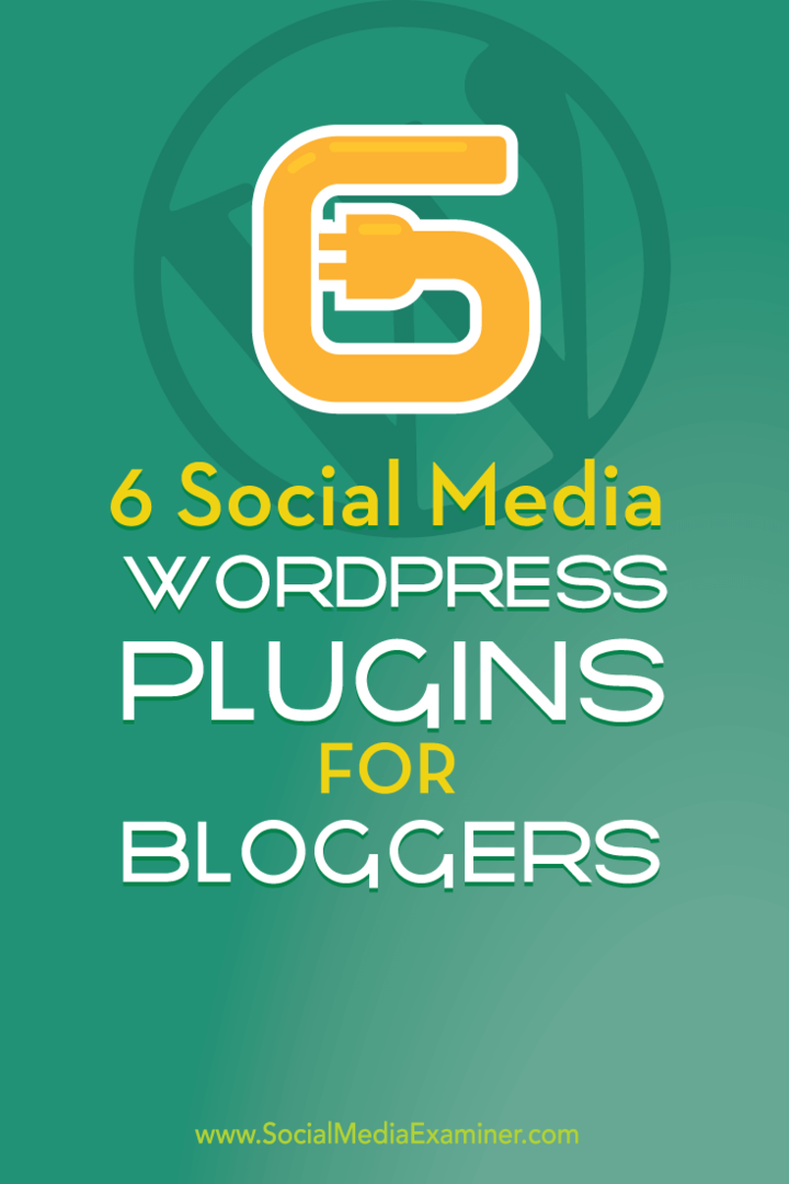 wordpress plugins til bloggere