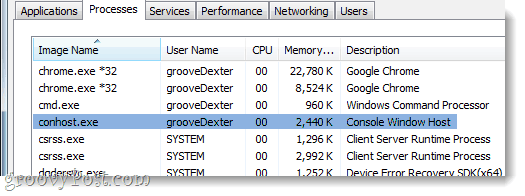 conhost.exe i task manager