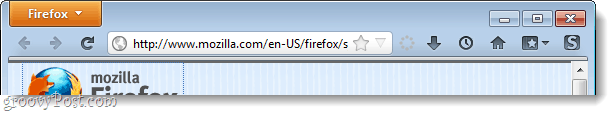 Firefox 4 fanebjælke skjult