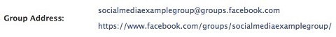 Facebook-gruppe tilpasset url popup