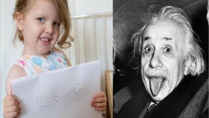 Verden taler denne pige! Ophelia overhalede Einstein ...