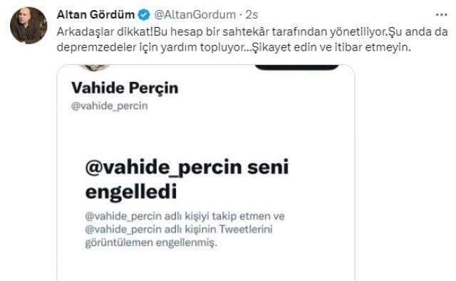 Falsk konto åbnet på vegne af Vahide Perçin