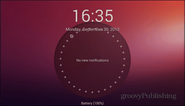Ubuntu Lockscreen-start