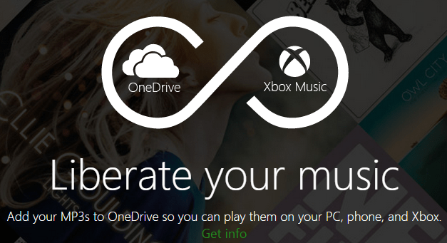 Få adgang til din musiksamling fra OneDrive via Xbox Music