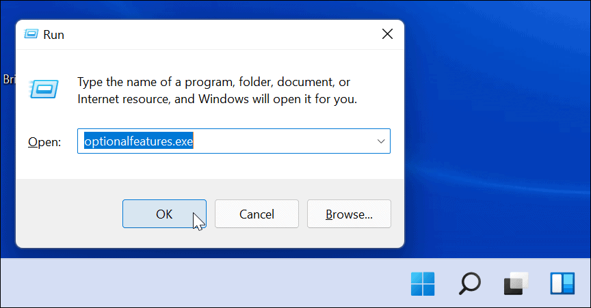 valgfri funktioner Windows 11