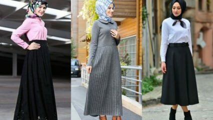 Hvordan laver man en hijab-nederdel-kombination?