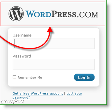 WordPress-logo på login-side - logo-login.gif