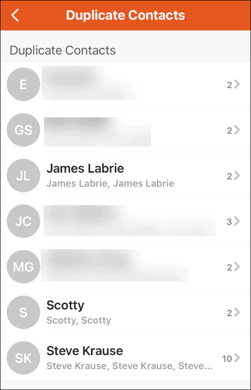 dubletter sletter duplikerede kontakter på iPhone