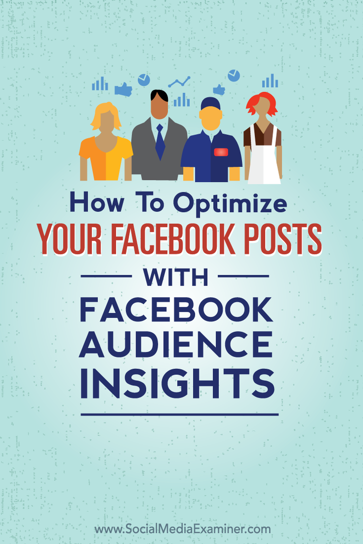 Sådan optimeres dine Facebook-indlæg med Facebook Audience Insights: Social Media Examiner