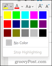 fremhæve farver i powerpoint