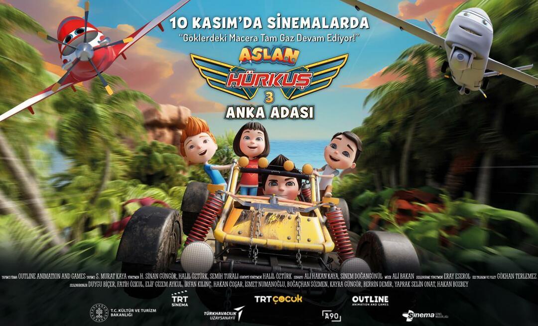 Gode ​​nyheder for animationselskere! 'Aslan Hürkuş 3: Anka Island' er udgivet
