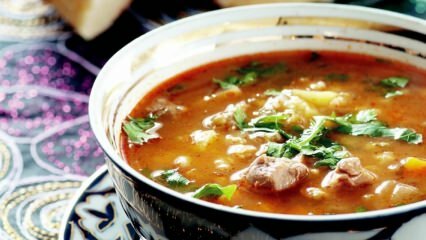 Hvordan fremstilles usbekisk suppe?