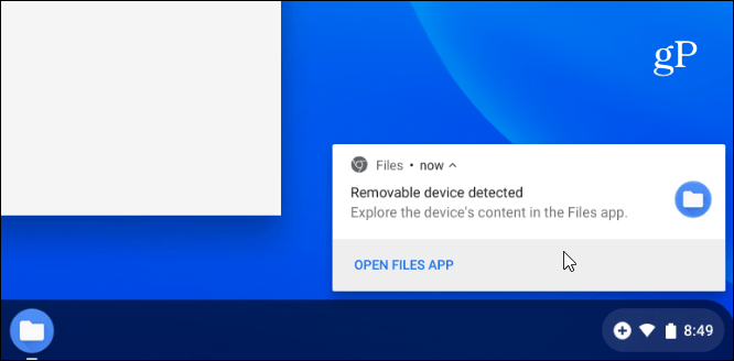 Drive Eject Error Chromebook