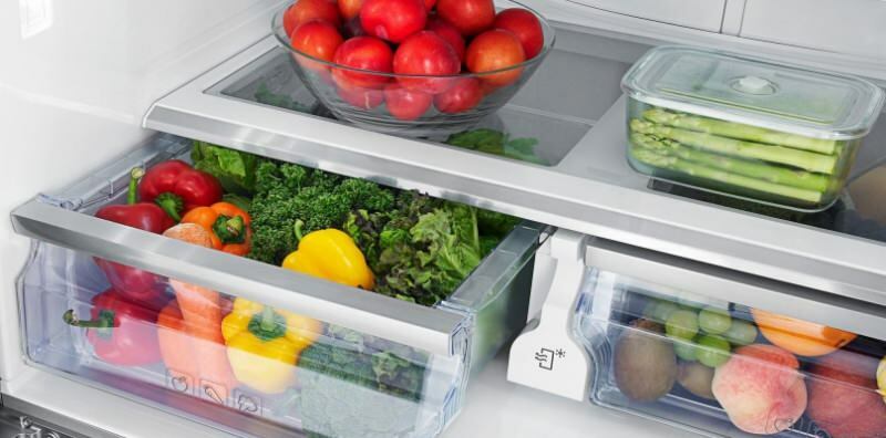 hvordan man lægger grøntsager i køleskabet