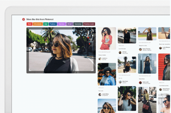 Pinterest indbyggede sin visuelle søgeteknologi i Pinterest-browserudvidelsen til Chrome.
