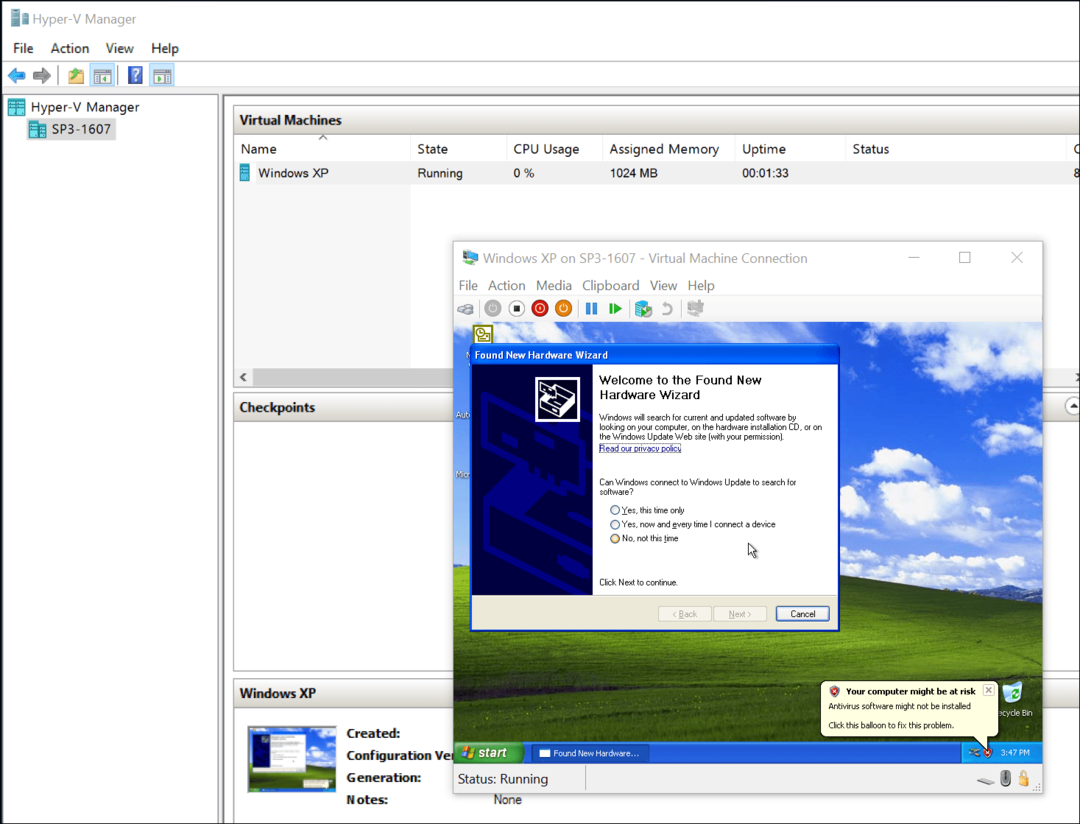 Sådan migreres VirtualBox VM'er til Windows 10 Hyper-V