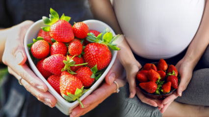 Farver det at spise jordbær under graviditeten? Bestemmes jordbærsex under graviditet?